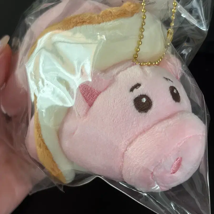 토스트햄 인형 키링 새상품