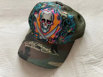 Ed Hardy 캡 카모 패턴 빈티지