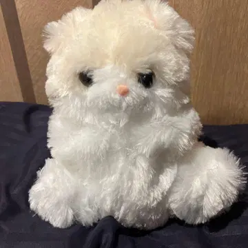 푹신푹신 화이트 고양이 봉제 인형 화이트