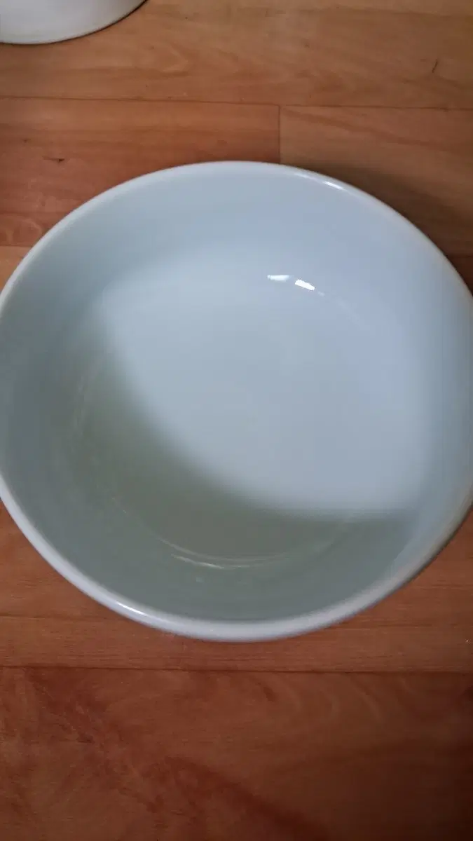 옛날 백자도자기 면.탕그릇1개