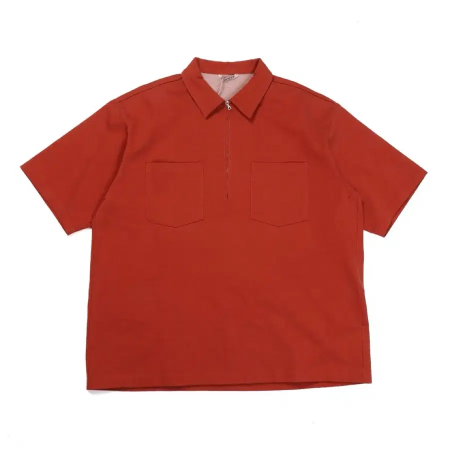 오라리 Auralee Zip Up Polo Shirt