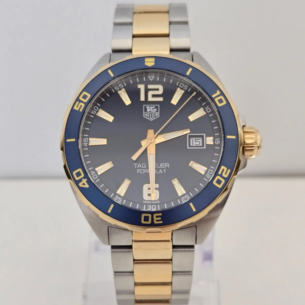 태그호이어 WAZ1120 포뮬러1 금장 콤비 41MM 쿼츠 스틸 남성용 시계
