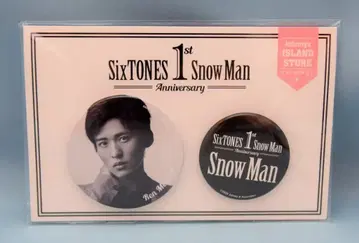 Snow Man 1st Anniversry 메구로 렌 캔뱃지 세트