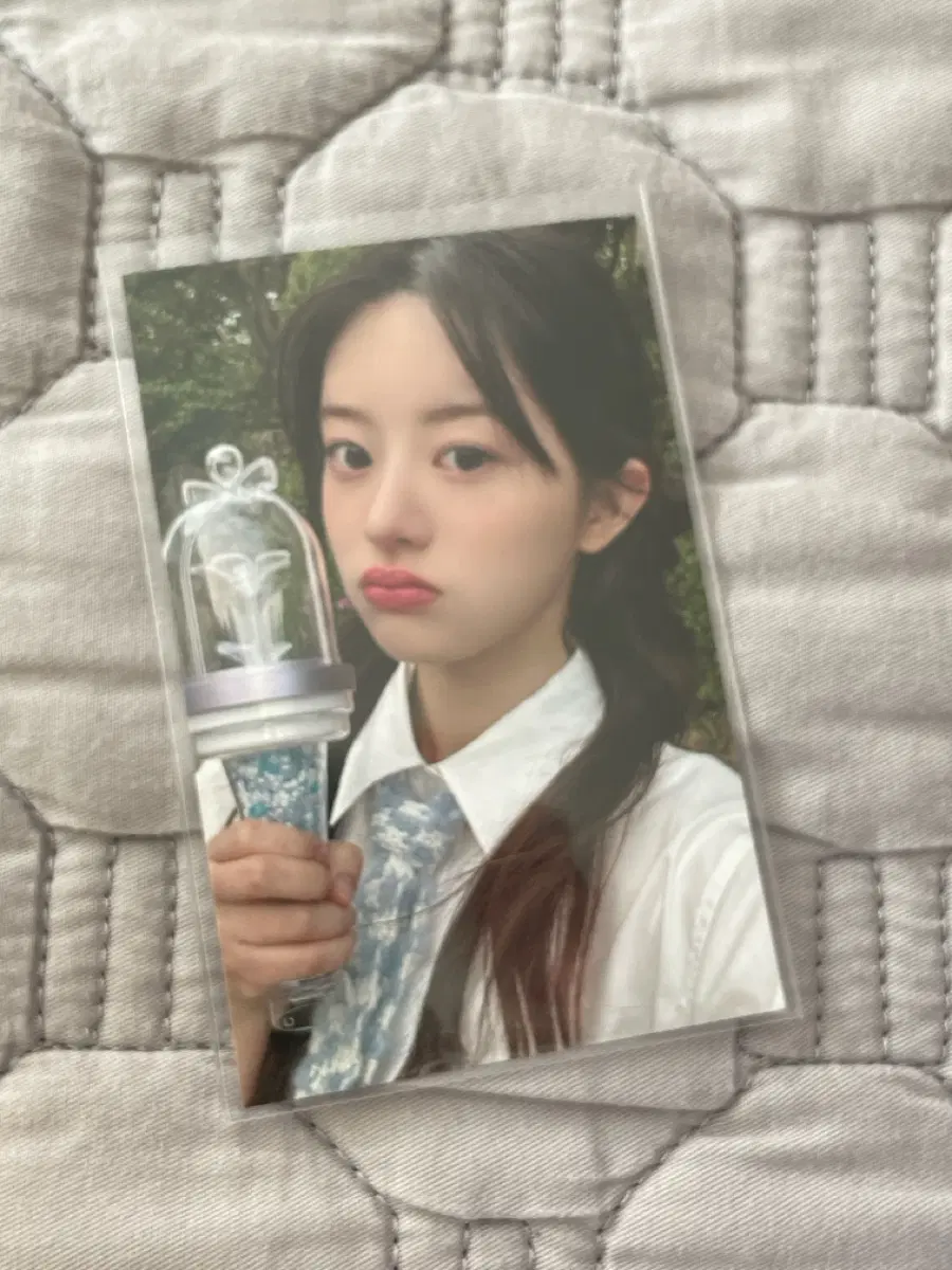 아일릿 민주 글리터데이 앙콘 팬미팅 글릿존 포카