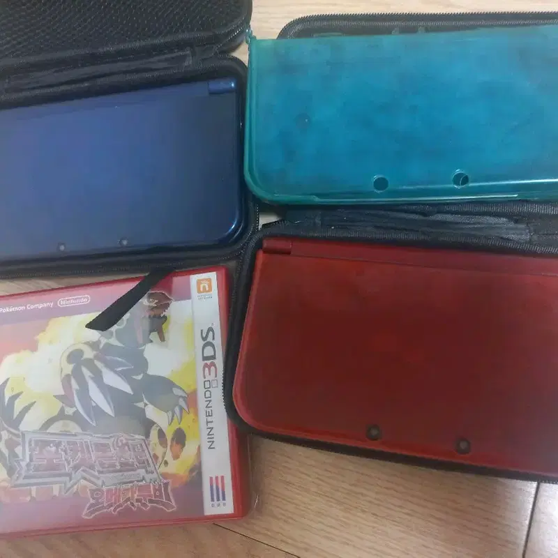 닌텐도 NEW 3DS XL 레드 (포켓몬 뱅크, 무버등등), 오메가루비 풀팩