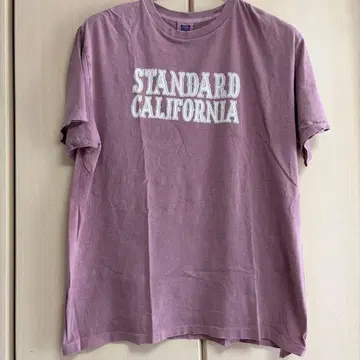 STANDARD CALIFORNIA 피그먼트 가공 T셔츠 퍼플