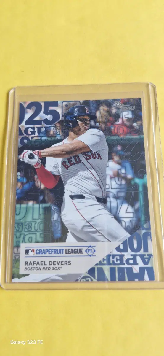 MLB 2025 보스턴 라파엘 데버스 탑스카드