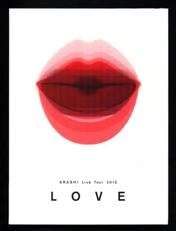 아라시 DVD 초회 프레스반 Live Tour 2013 LOVE