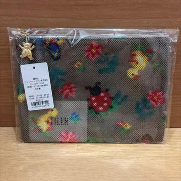 FEILER 메쉬 파우치 하이디 택 포함 새상품 M