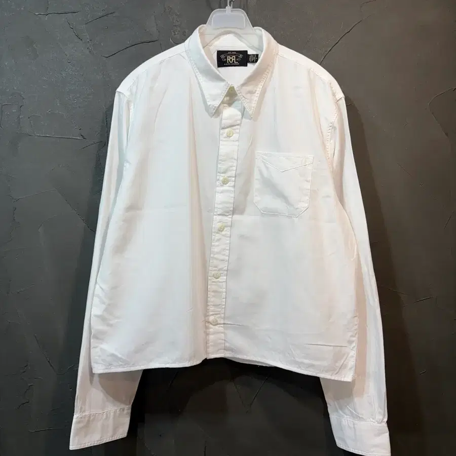[M] RRL 폴로 더블알엘 화이트 셔츠 (기장 수선)
