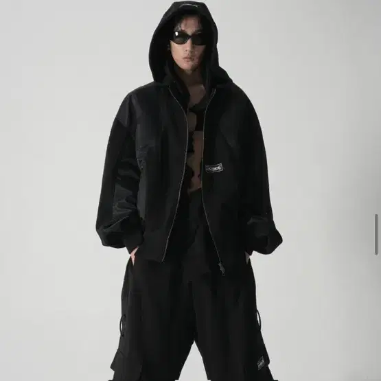 씨비전 바이 씨에스씨 레메이크 후디드 블루종 블랙