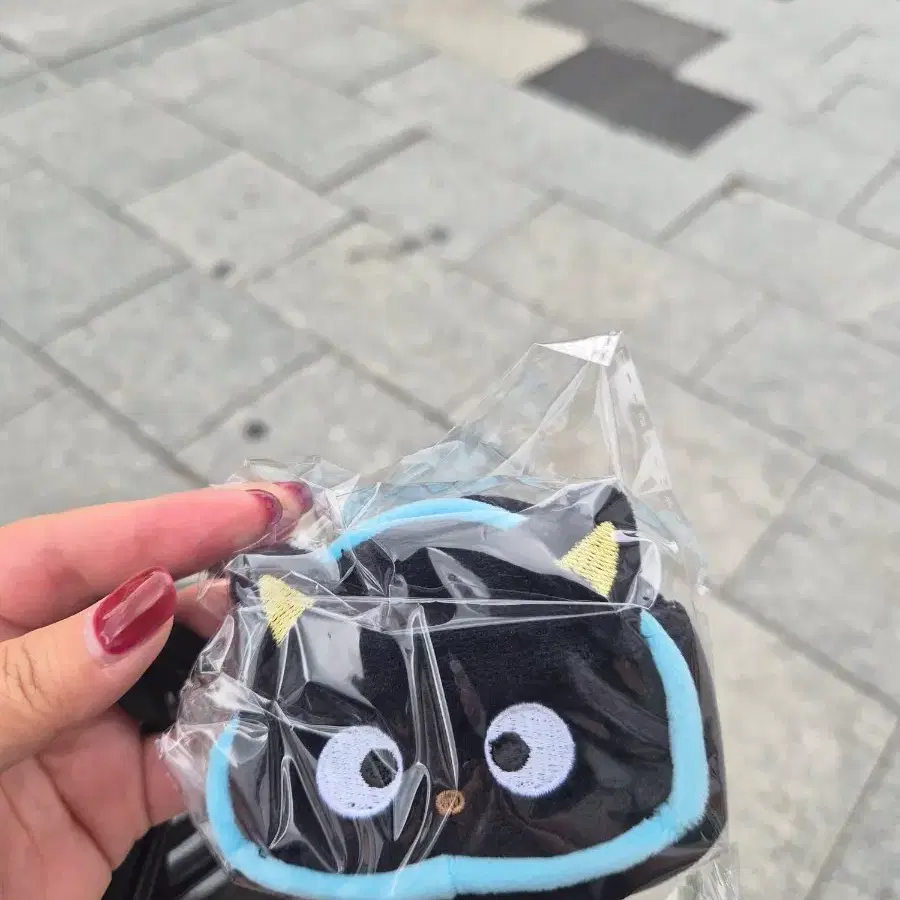 산리오 포켓 삼각김밥 키링