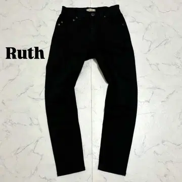 [야누크] RUTH 루스 슬림 테이퍼트 데님 블랙 24