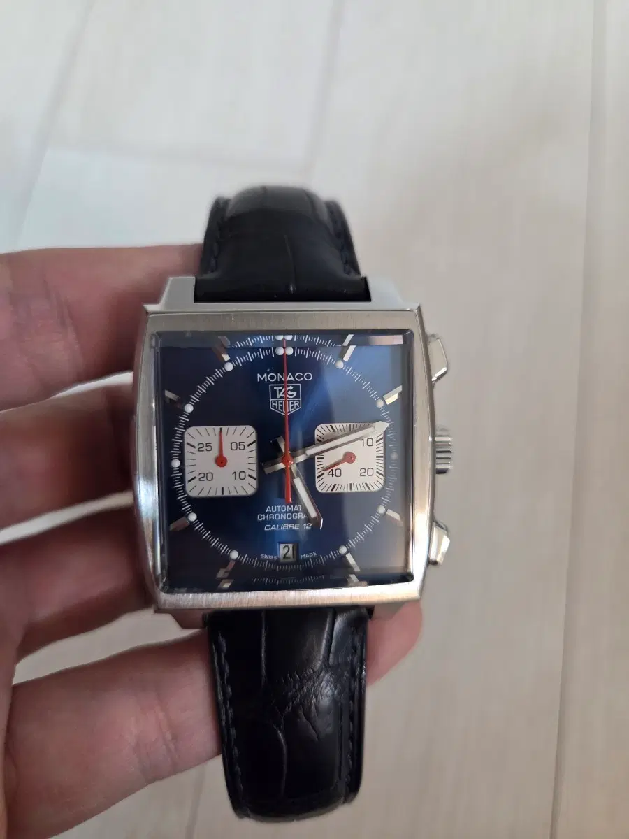 태그호이어 모나코 스틸 청판 39mm