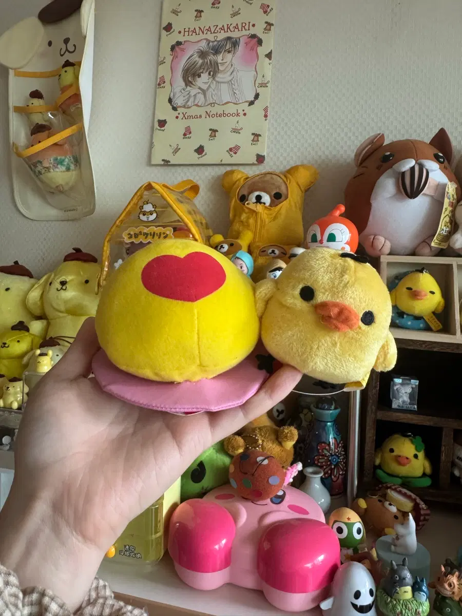 고전 키이로이토리 오므라이스 인형 리락쿠마