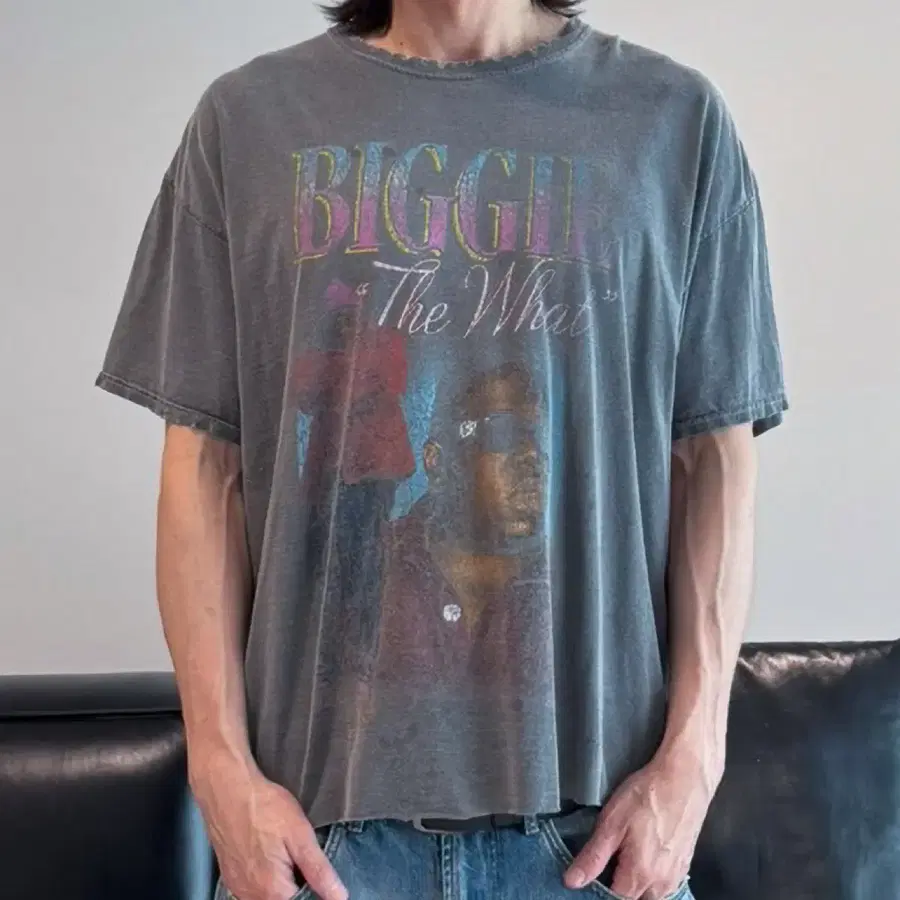 Notorious B.I.G Cropped Vintage Tee (XL)