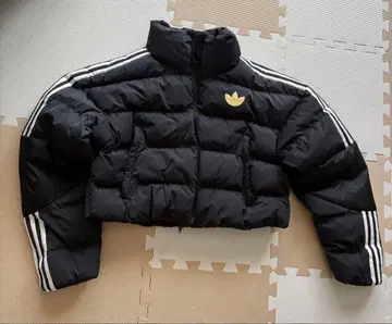 adidas 패디드 자켓 블랙 트레포일