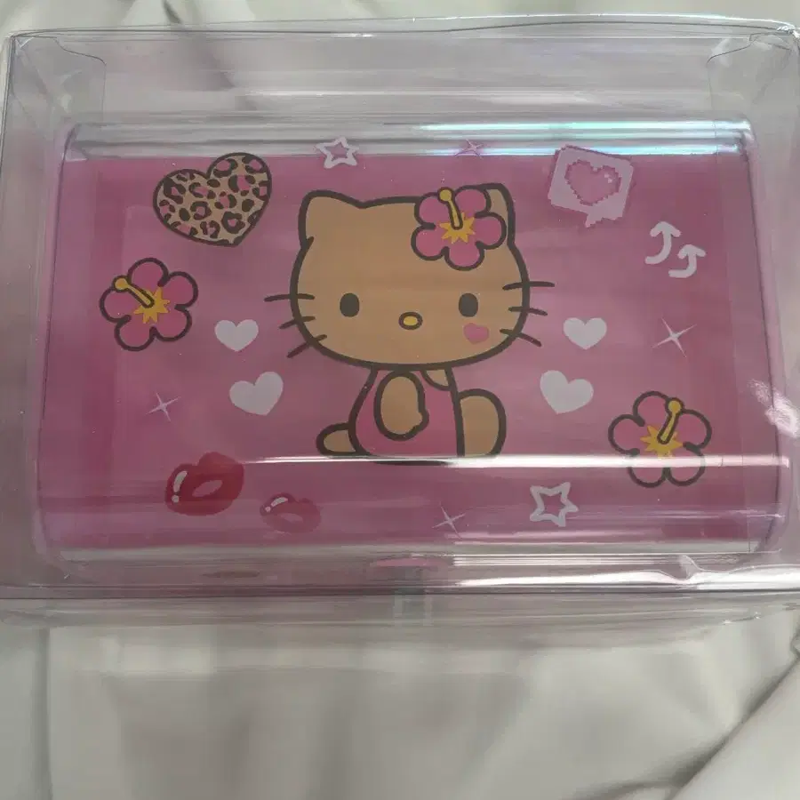 산리오 하와이 태닝키티 핑크 보관함