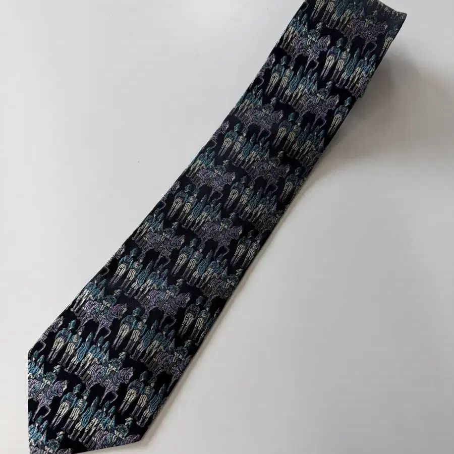 빈티지 실크 넥타이 9.2cm