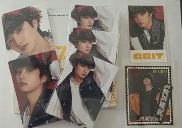 BE:FIRST JUNON GRIT 트레이딩 카드 스티커 CD