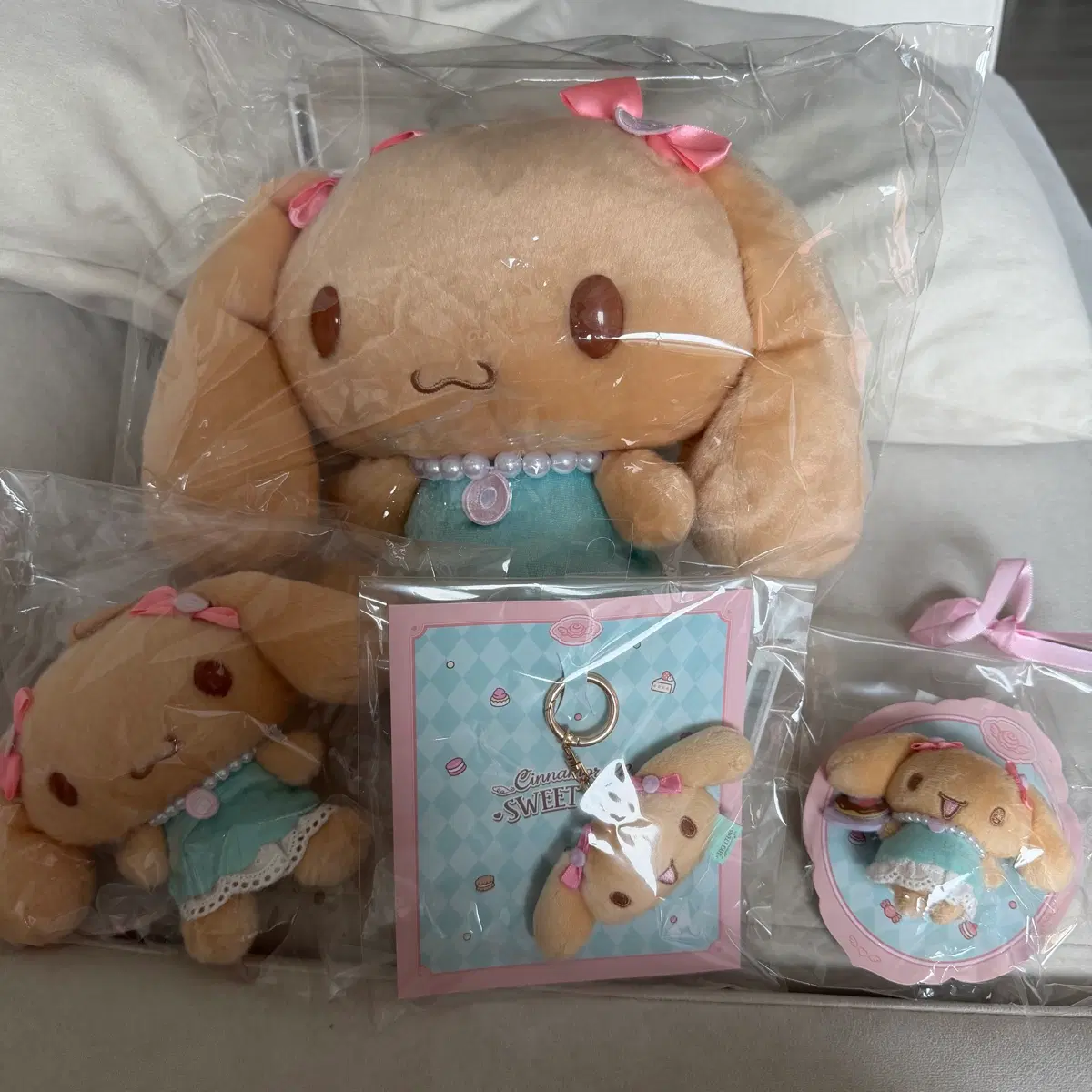 시나모롤 모카 인형 키링 세트