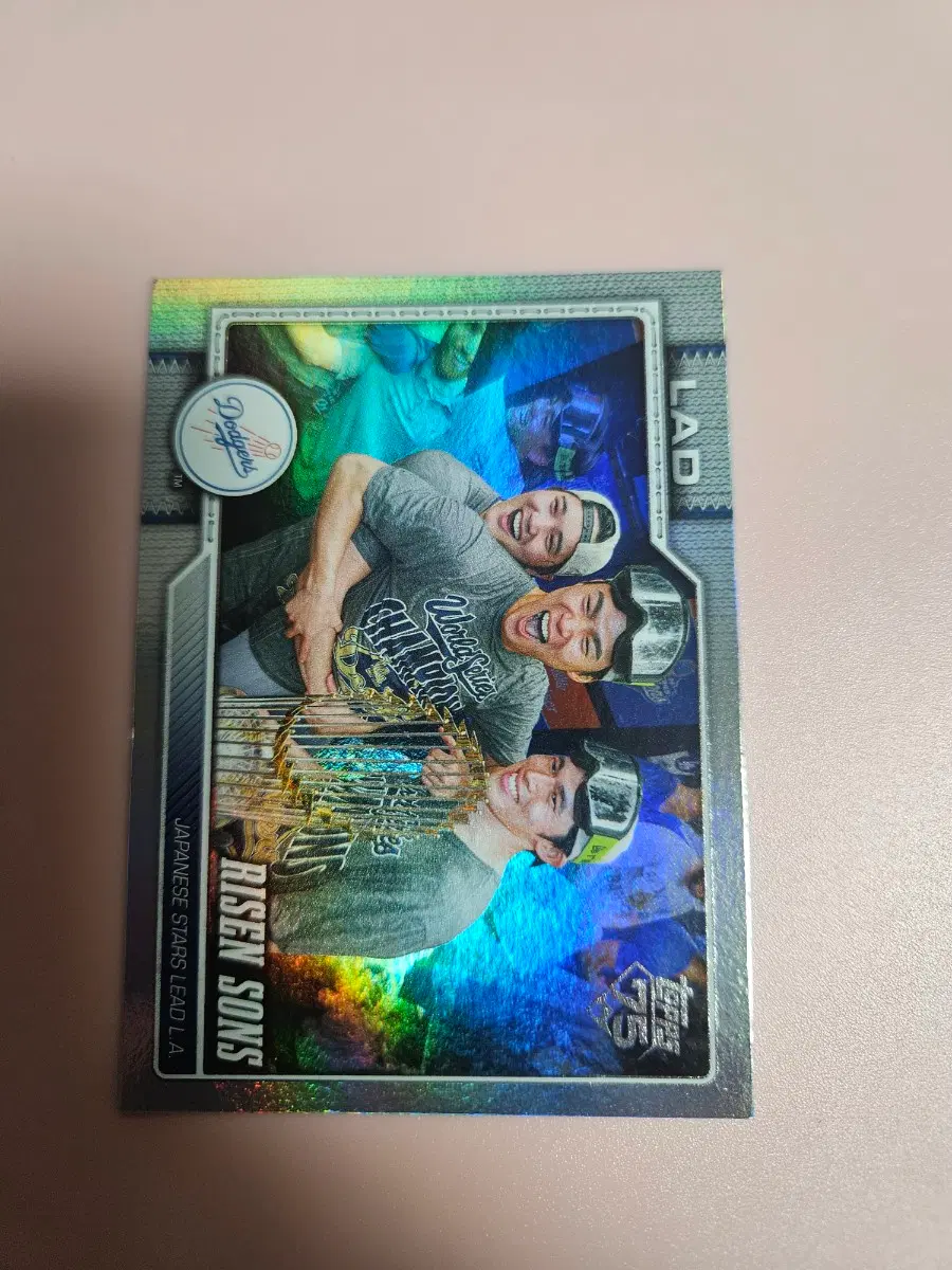 오타니 2026 Topps Foil 야마모토 사사키 다저스 팀카드