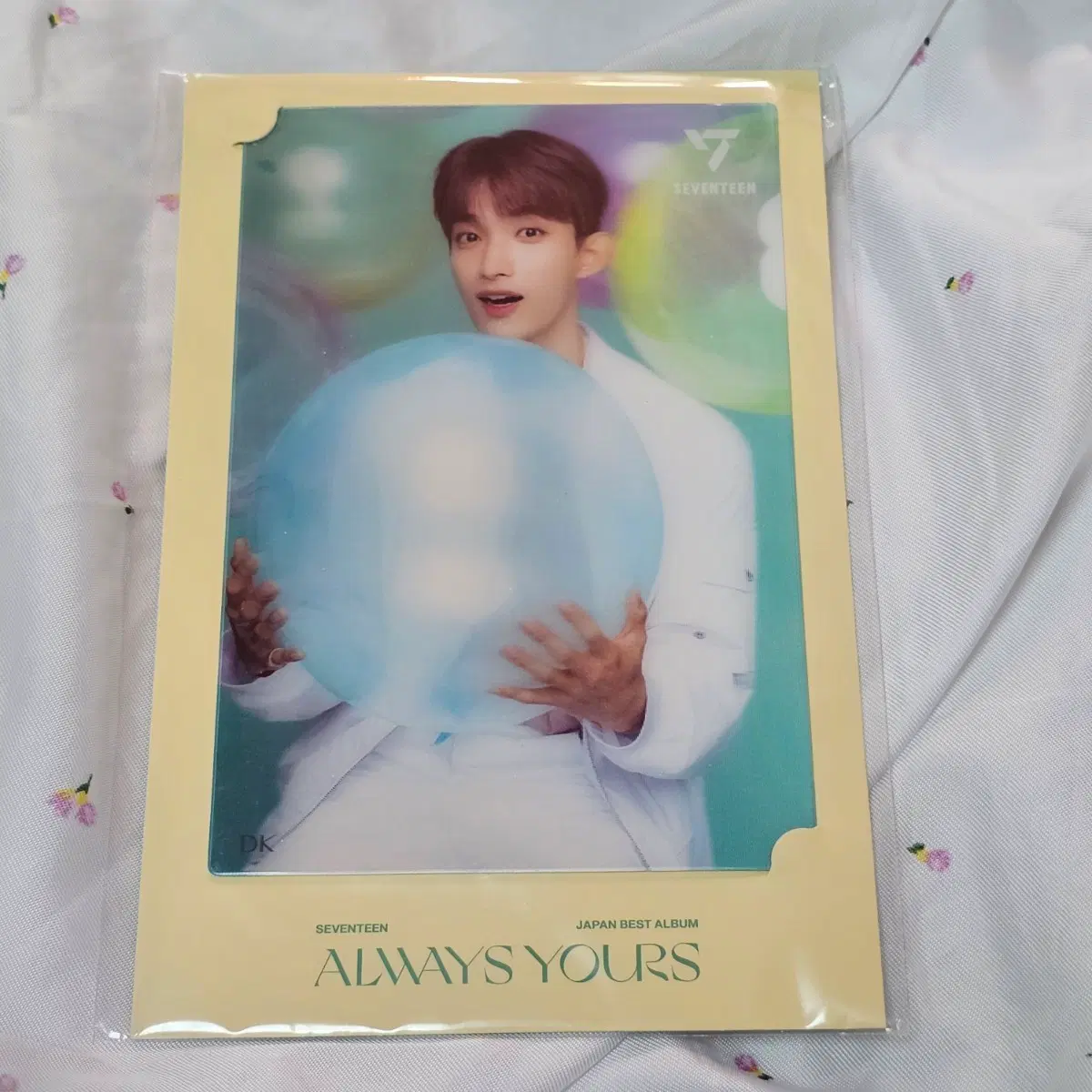 세븐틴 도겸 DK 3D 렌티큘러 랜티 엽서 ALWAYS YOURS 공식 굿즈SEVENTEEN 3D LENTICULAR POSTCARDALWAYS YOURS 도겸(DK) 버전