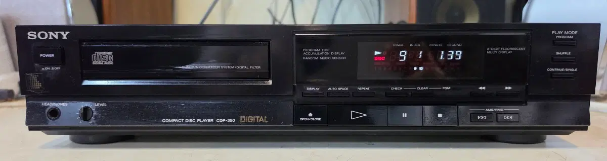 소니 CDP-360 CD 플레이어