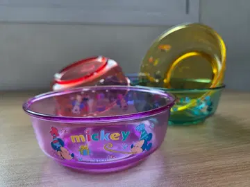 새상품) 미키 대접 플라스틱볼 국산