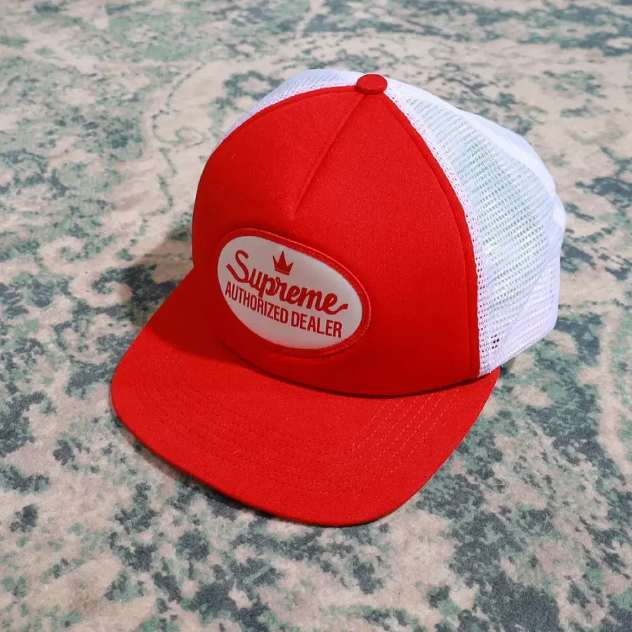 Supreme 슈프림 FW21 매쉬캡 트러커 캡  5-Panel 모자  레드