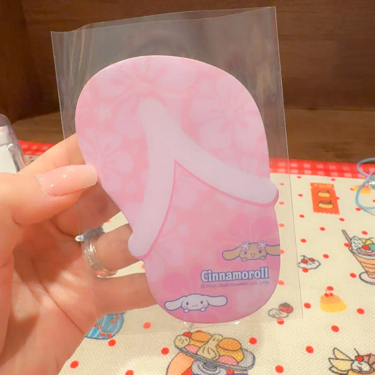 고전 산리오 시나모롤 프렌즈 모카 하와이안 메모패드 지류