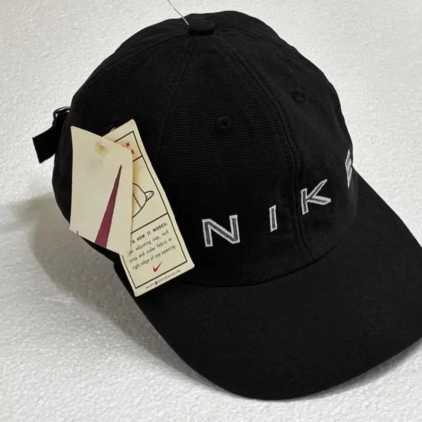 90s 빈티지 나이키 데드스탁 NIKE F7SSH 스펠아웃 스트랩백 캡