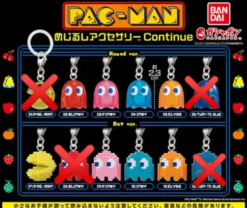 PAC-MAN 메지루시 액세서리 8종 미개봉