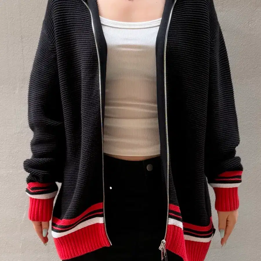 ARMANI EXCHANGE Loose Knit Jacket
