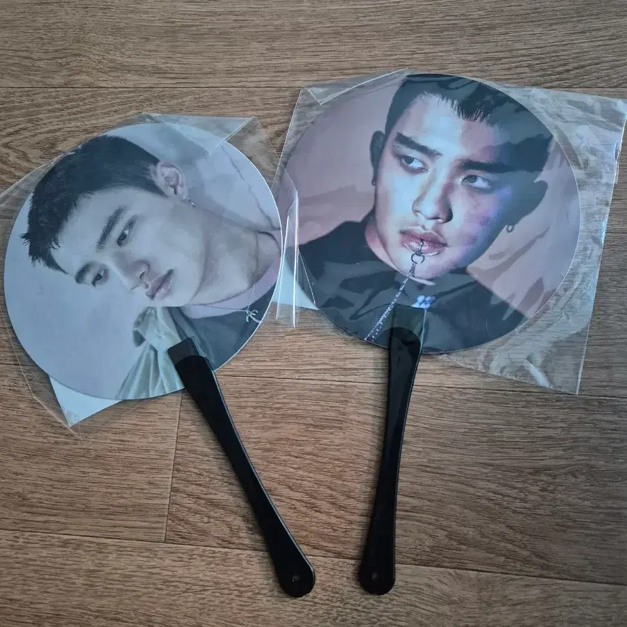엑소 디오 포토 부채 2개