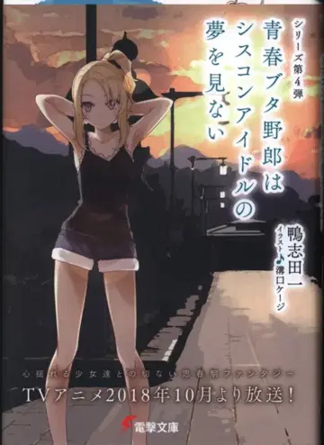 KADOKAWA 전격문고 카모시다 하지메 기간 한정 커버판 청춘 돼지 녀석은 시스콤 아이돌의 꿈을 꾸지 않아 4