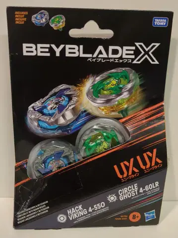 HASBRO 베이블레이드 X UX UX 해킹 바이킹 4-550 & 서클 고스트 4-60LR