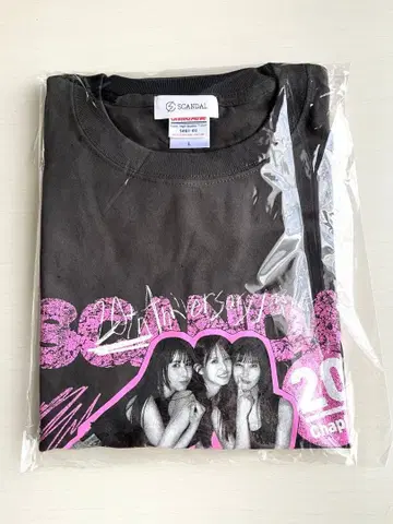 SCA짱 셔츠 SCANDAL L 사이즈