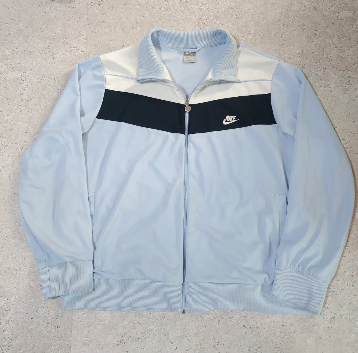 2XL 나이키 스카이블루 오버핏 트레이닝 져지 자켓