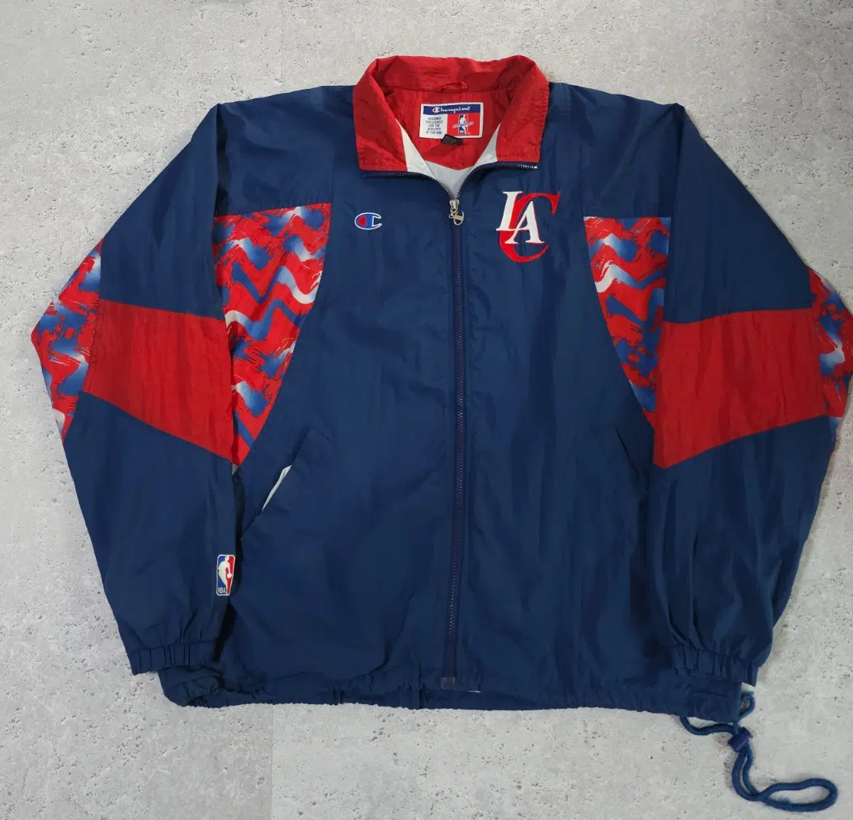 3XL 챔피온 레이커스 90s 올드스쿨 바람막이 오버핏 자켓