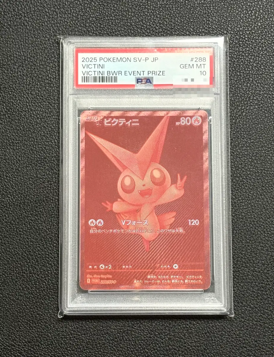 포켓몬카드 일판 비크티니 bwr psa 10