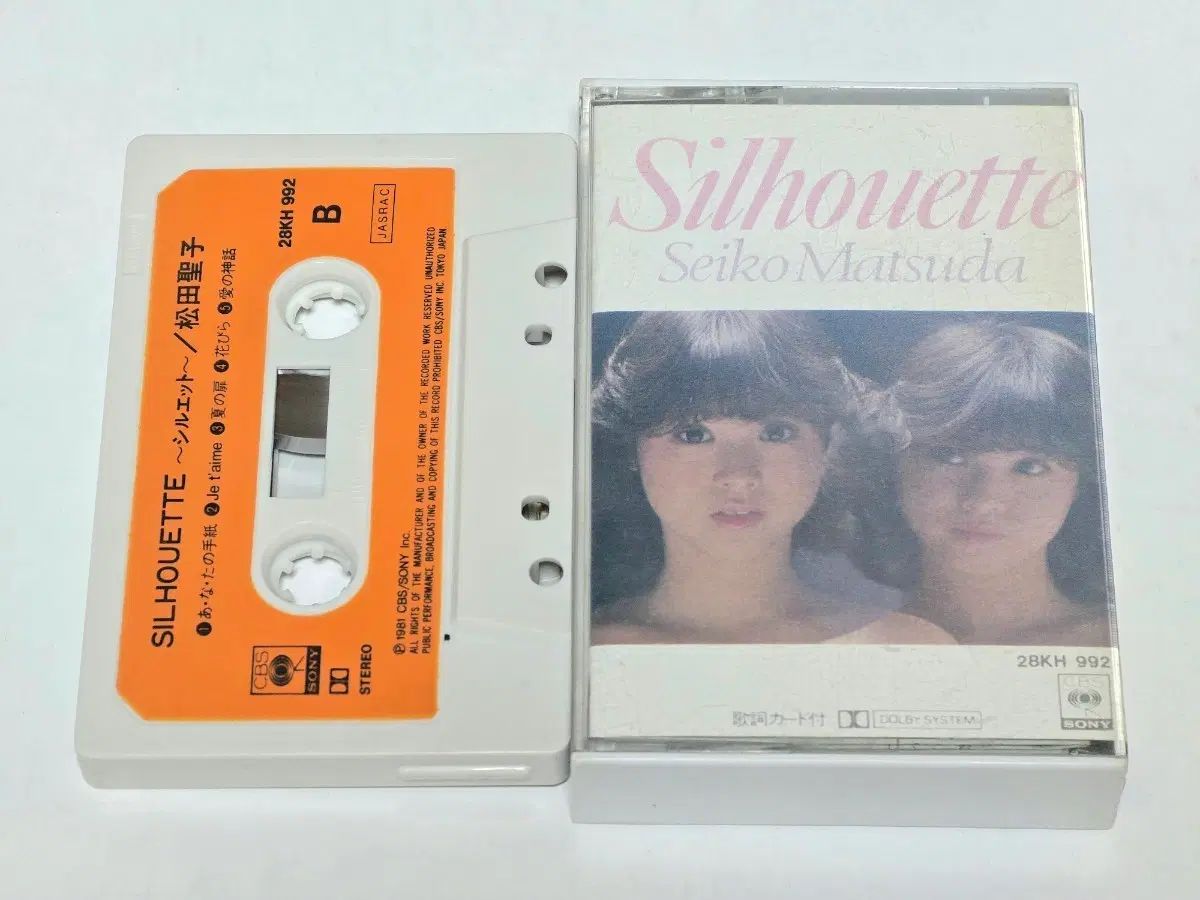 마츠다 세이코 Silhouette 카세트 테이프