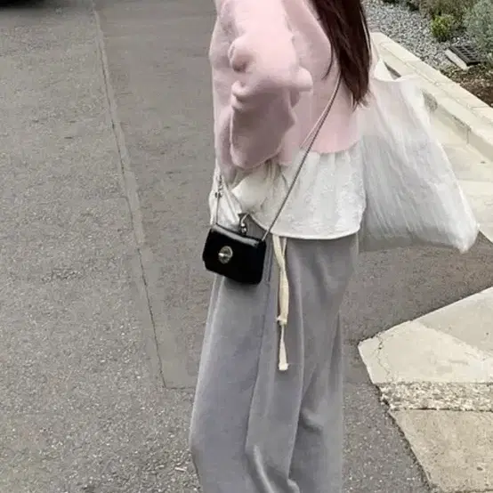 오브니유 Port pants 회색 트레이닝 팬츠 미개봉새상품