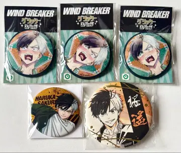 WIND BREAKER 윈브레 사쿠라 하루카 글리터 캔뱃지 와지풍 캔뱃지