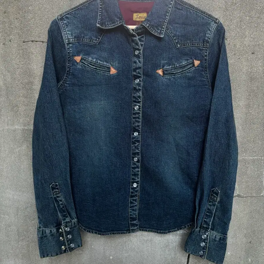 Louie Vintage Western Denim Shirt jacket