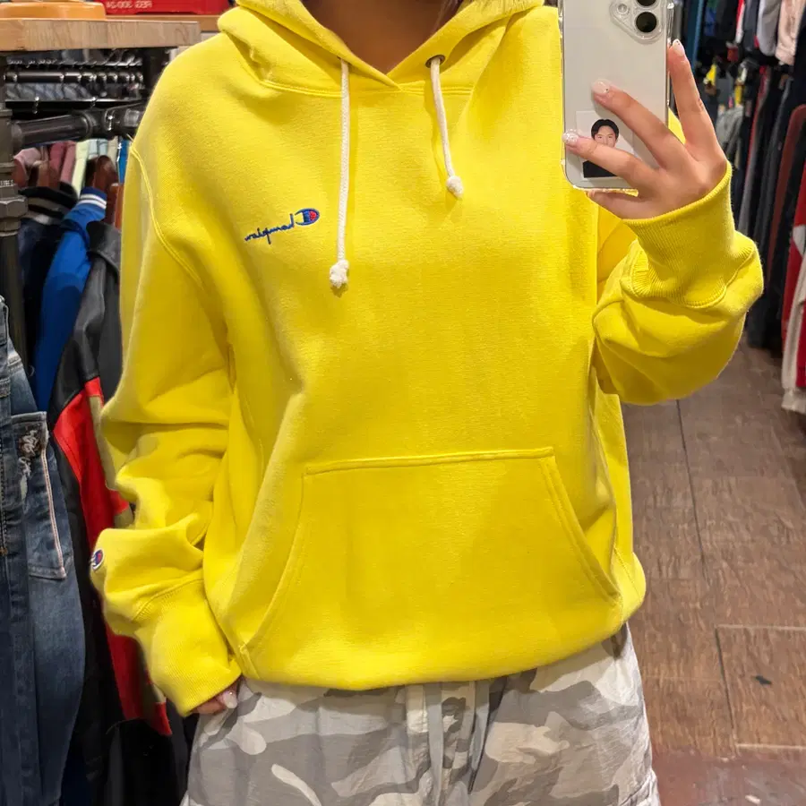 [HI] 챔피온 후드티 노랑