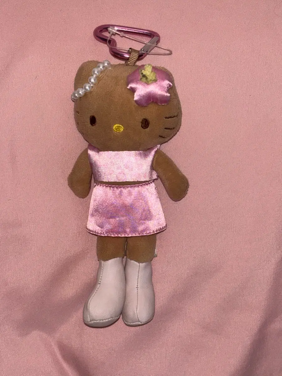 태닝키티 갸루 인형 마스코트 키링
