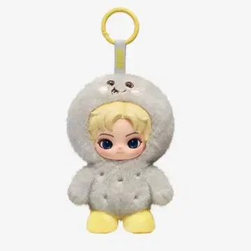 POPMART RIIZE Fluffy 봉제 인형 펜던트 은석