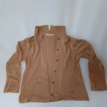 CROCODILE 긴팔 가디건 브라운 M 사이즈