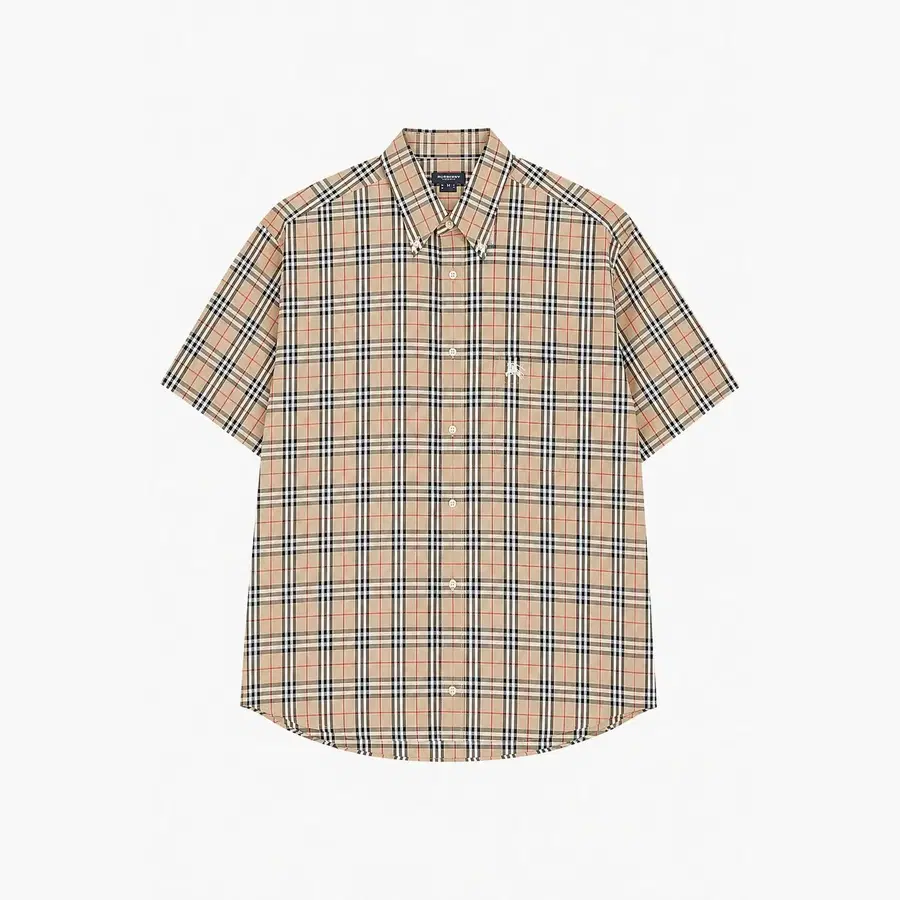 BURBERRY LONDON 버버리 코튼 100% 체크 셔츠 - Men (6603)